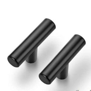 Cabinet Pulls Matte Black Stainless Steel (8 pc)